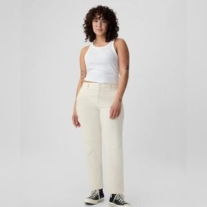 GAP Mid-Rise Downtown Khaki Pants Sz 16 Fall Back To School Teacher Work